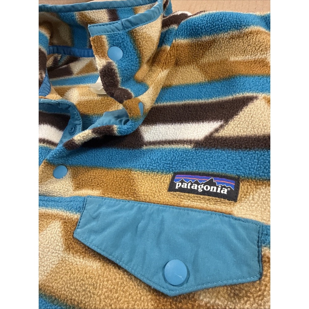 Patagonia Synchilla Women's Collared Snap Pullover Jacket Fleece, Large
